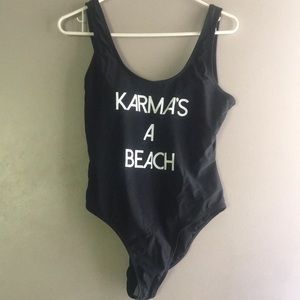 No Boundaries one piece swimsuit